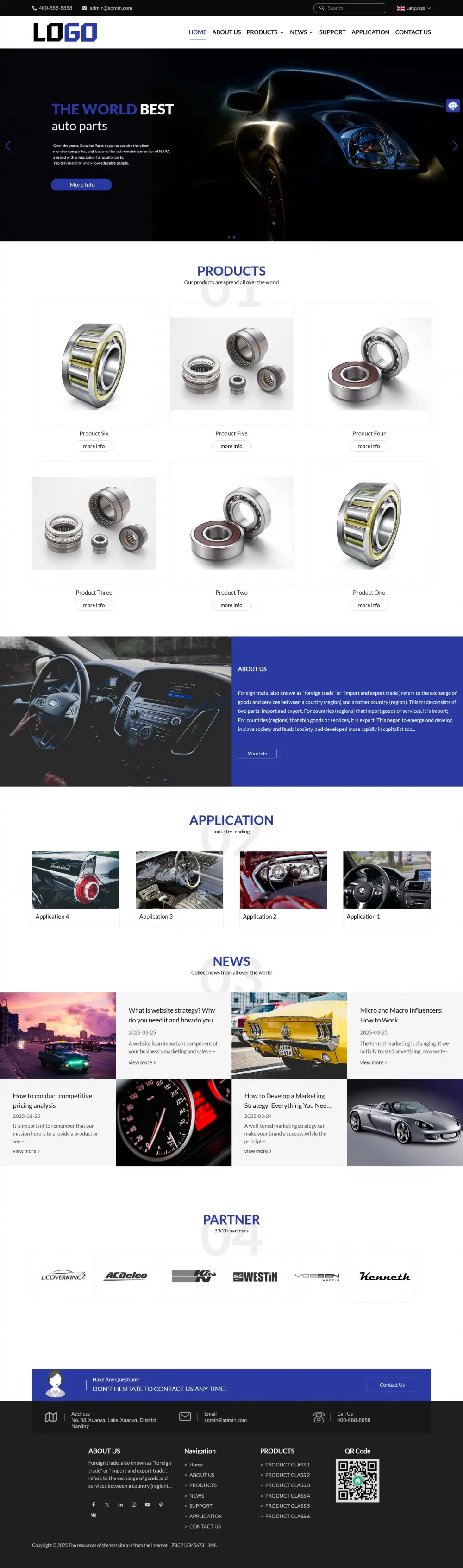 图片[1]-（响应式）中英双语外贸企业网站模板-山云部落官网 | 资源交流社区-sy.team