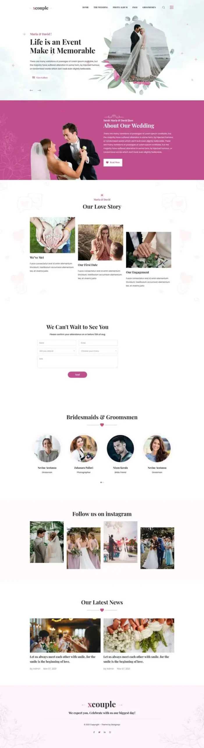婚纱摄影婚礼策划公司html网站模板-山云部落官网 | 资源交流社区-sy.team