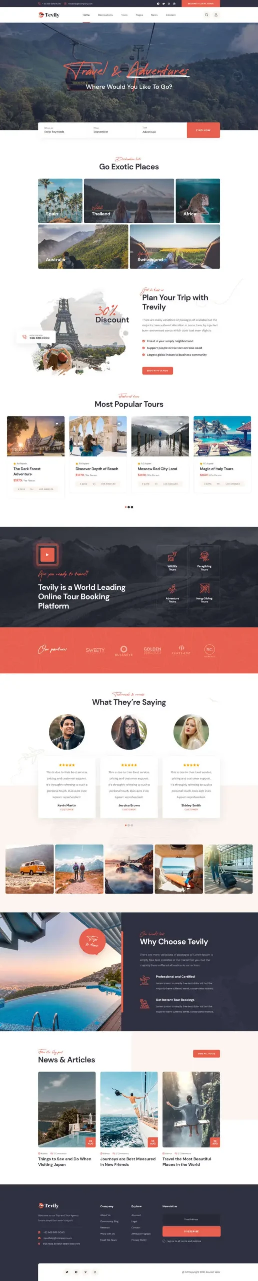 响应式旅游团旅游社景点介绍html网站模板-山云部落官网 | 资源交流社区-sy.team