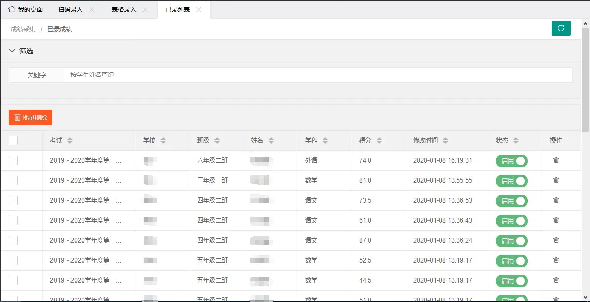 图片[3]-最新学生成绩管理系统源码 Tp6框架-山云部落官网 | 资源交流社区-sy.team