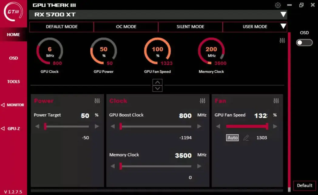 显卡超频GPU Tweak III v2.0.8.5-山云部落官网 | 资源交流社区-sy.team