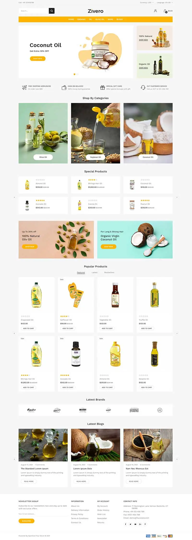 油制品花生油橄榄油豆油商城html网站模板-山云部落官网 | 资源交流社区-sy.team