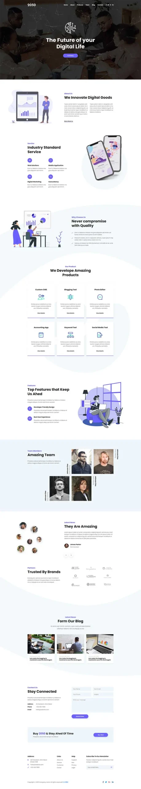 数字产品信息服务公司html模板-山云部落官网 | 资源交流社区-sy.team