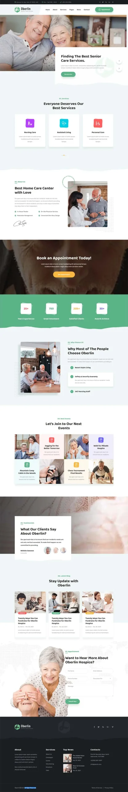 养老院html模板-山云部落官网 | 资源交流社区-sy.team