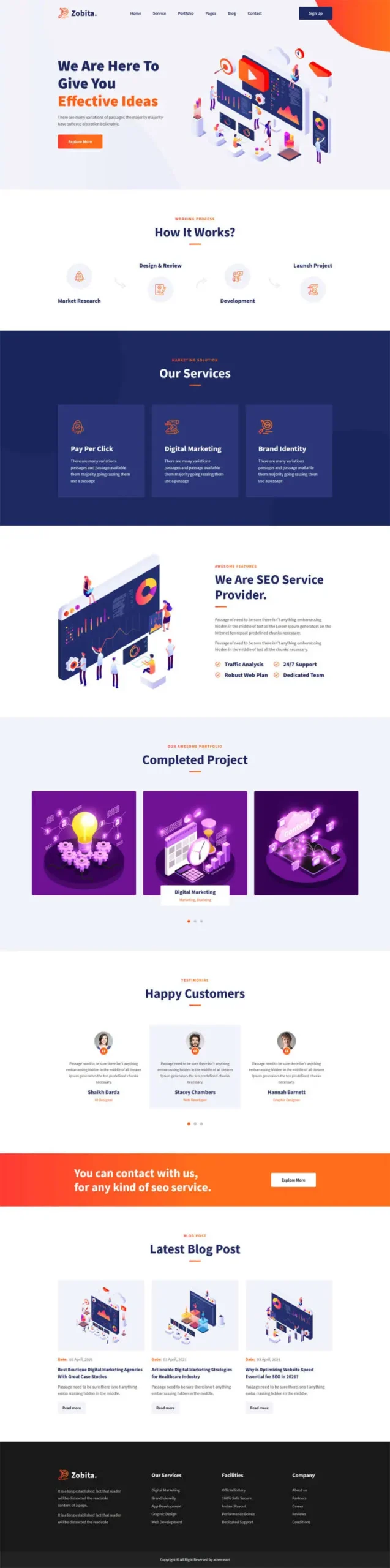 网络数字营销策划公司HTML网站模板-山云部落官网 | 资源交流社区-sy.team