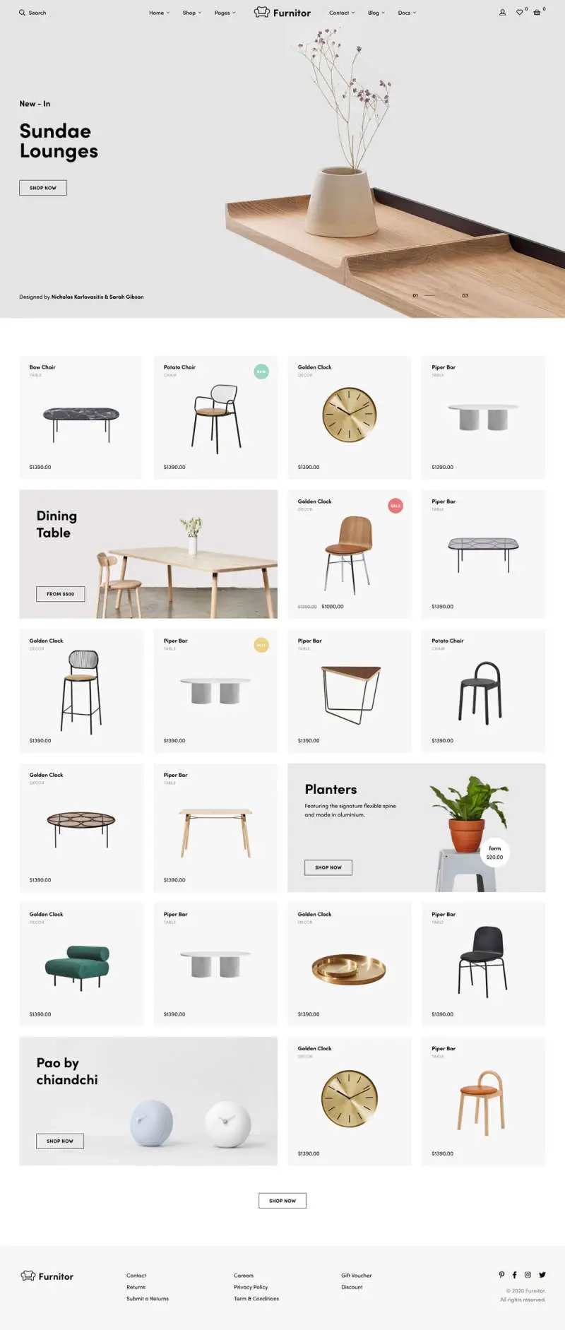 家具摆件商城HTML模板-山云部落官网 | 资源交流社区-sy.team