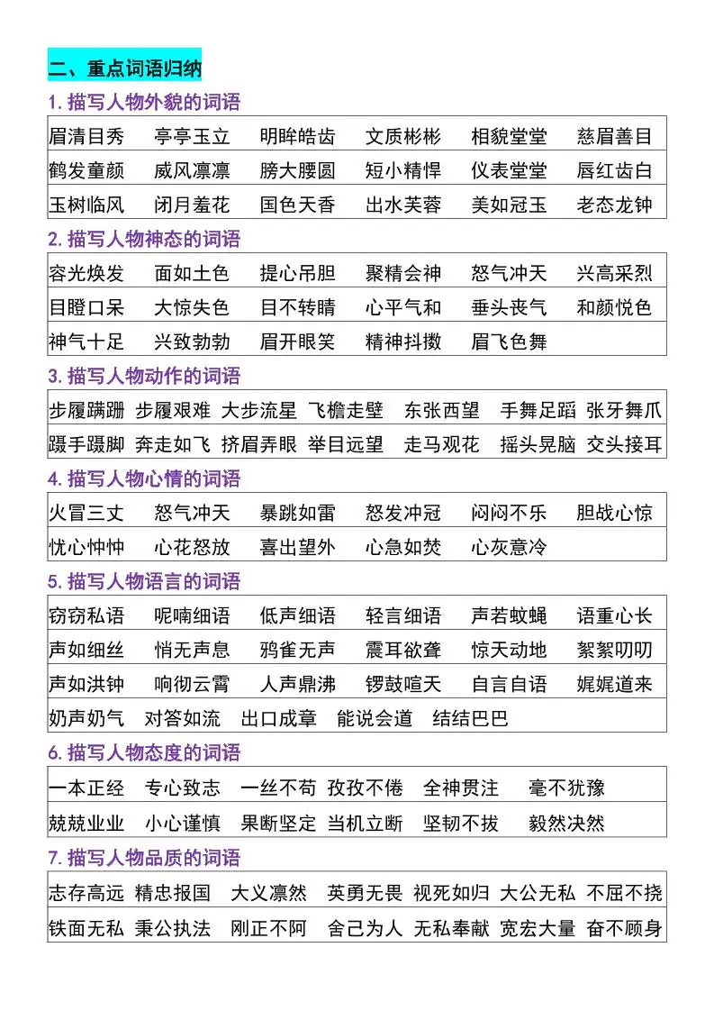 四年级上语文重点整理归纳-山云部落官网 | 资源交流社区-sy.team