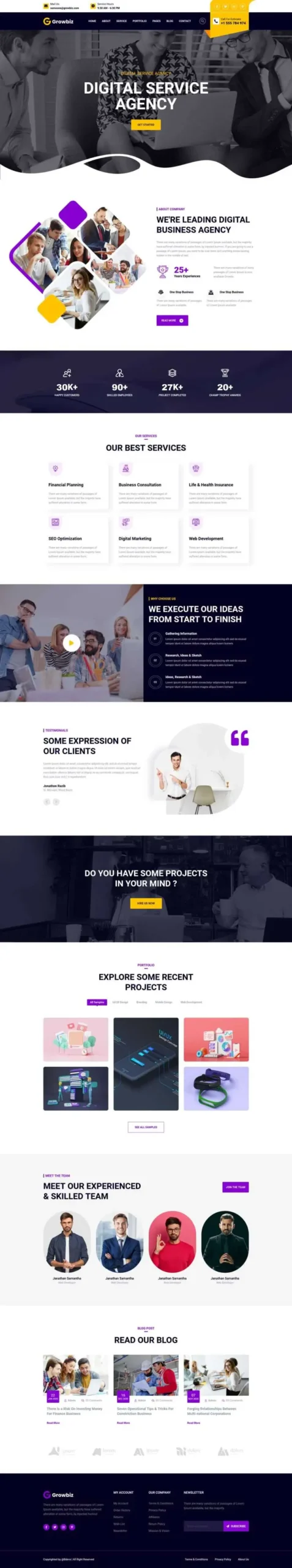企业咨询策划数字服务公司html网站模板-山云部落官网 | 资源交流社区-sy.team
