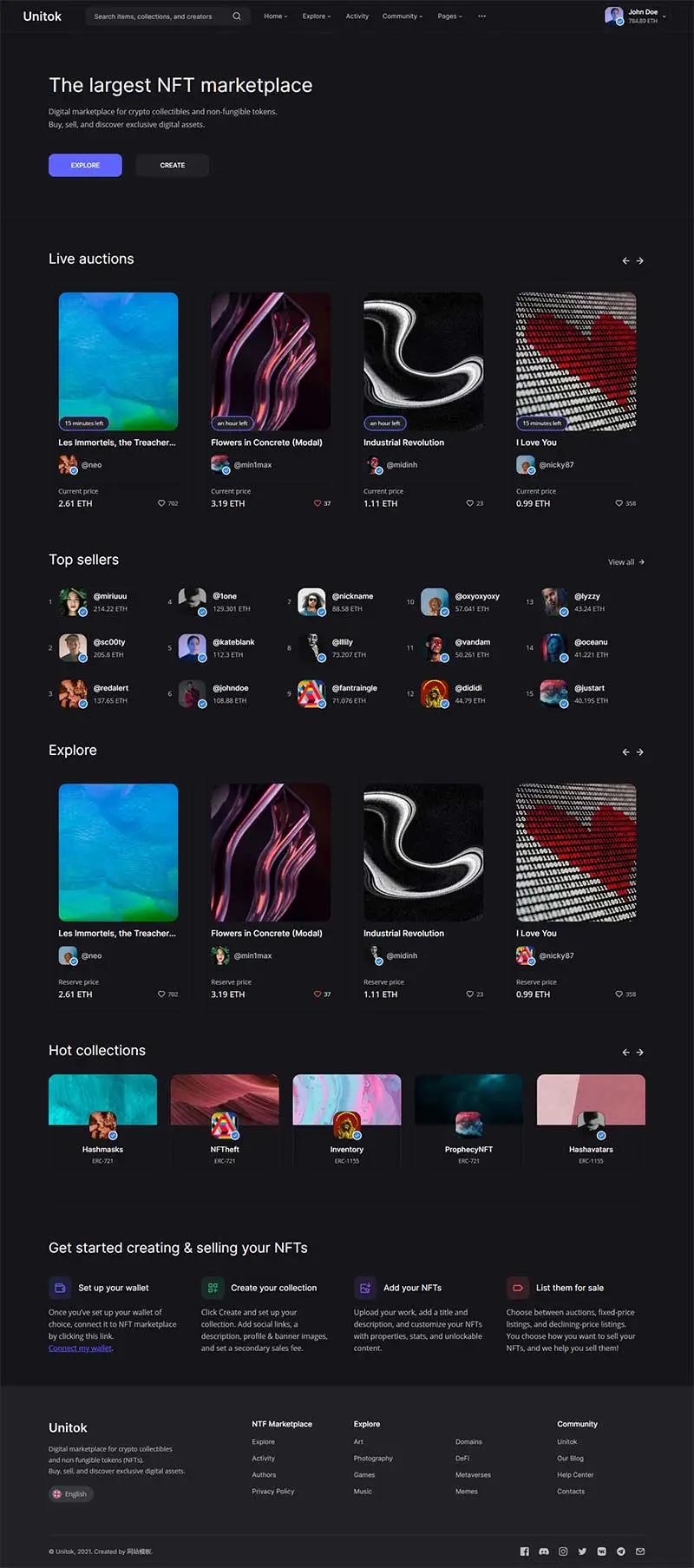 数字图片交易平台html网站模板-山云部落官网 | 资源交流社区-sy.team