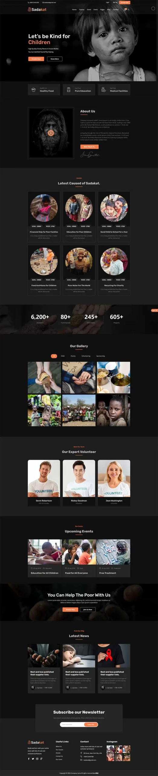 慈善公益机构捐赠捐款html5网页模板-山云部落官网 | 资源交流社区-sy.team