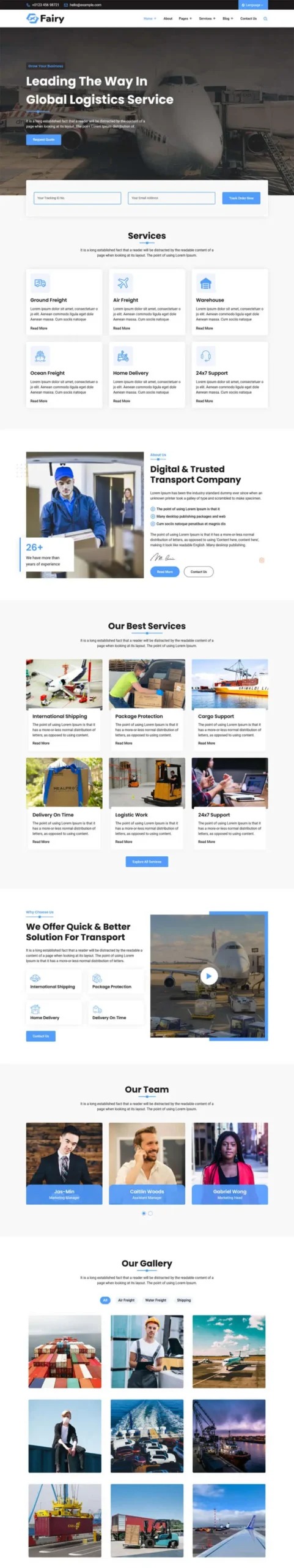 单号查询物流快递行业HTML模板-山云部落官网 | 资源交流社区-sy.team