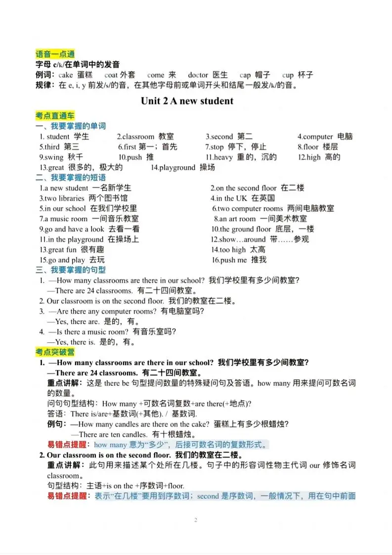 五年级上英语必背知识单《译林版》-山云部落官网 | 资源交流社区-sy.team