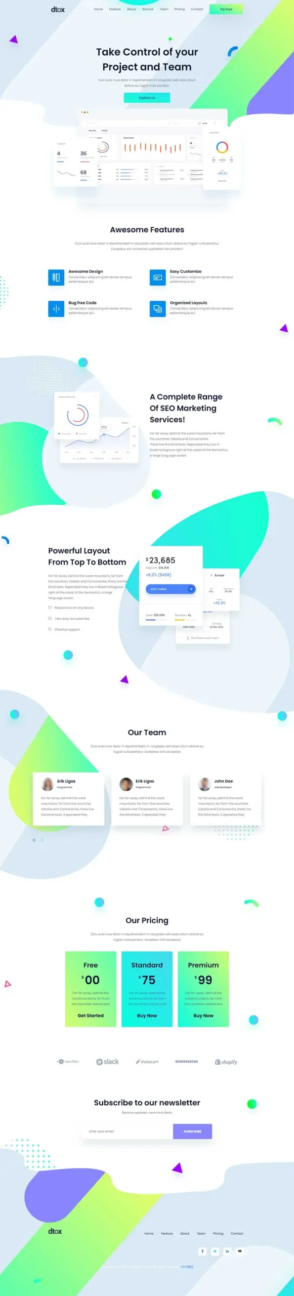 SEO网站推广数据分析营销公司网站html模板-山云部落官网 | 资源交流社区-sy.team